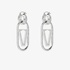 Valentina Ferragni Caro silver earrings with full zircon