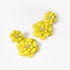 Long fashionable flower earrings