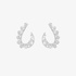 white gold side earrings with diamonds