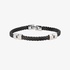 Men's steel bracelet in black