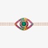 Rainbow evil eye bracelet