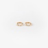 Tiny hoops with diamonds