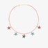 Eshvi coral necklace with colourful starfish