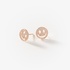 ''Smile'' earrings with diamonds