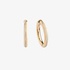 Gold bold hoops with diamonds