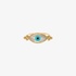 Evil eye MOP ring