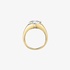 Chiara Ferragni gold plated ring with heart