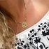 Gold pendant " Forget me not"