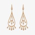 Long diamond earrings