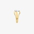 Chiara Ferragni gold plated ring with heart