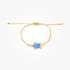 Light blue turtle bracelet