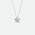 Pendant star with invisible setting