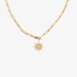 gold necklace with a star