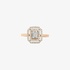 Διαμαντένιο δαχτυλίδι σε ρόζ χρυσό