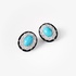 Stunning turquoise cabouchon earrings