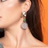 Fine jade earrings with butterflies