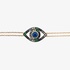 Netali Nissim gold eye bracelet with topaz