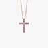 Pink sapphire cross