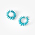 Side turquoise earrings