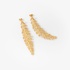 Earrings Palm Tree in Gold Plated Silver