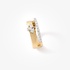 Gold ring with diamonds