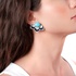 Elegant lotus earrings