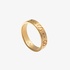 Gucci gold icon small band ring