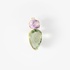 Amethyst and prasiolite pendant