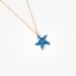 ''Starfish'' pendant blue
