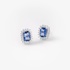 Classic earrings with diamonds and sapphires
