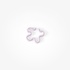 Bea Bongiasca fun single asymmetrical flower ear cuff lila