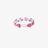Poire ruby band ring