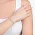 White gold bracelet with rose cut diamonds