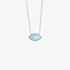 Small evil eye pendant with turquoise and diamonds