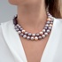 Two row Pearl necklace