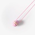 Pink easter egg pendant