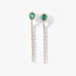 Modern thin chain earrings