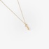 Gold pendant with diamonds