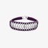 Van Den Abeele bracelet ''Itacare '' aubergine color