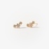 Discreet small studs with flowers