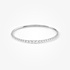 Timeless white gold diamond bangle bracelet