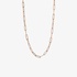 pink gold chain necklace