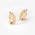 Gold hoops earrings
