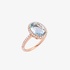 oval Aquamarine ring