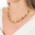 Bold lemon quartz necklace