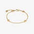 GUCCI gold GG thin chain bracelet