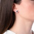 Small art deco sapphire earrings