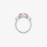 Chiara Ferragni  ring with heart shaped pink crystal