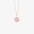 Kid's st. Constantine and Helen Pendant with pink enamel
