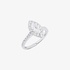 Marquise solitaire diamond ring